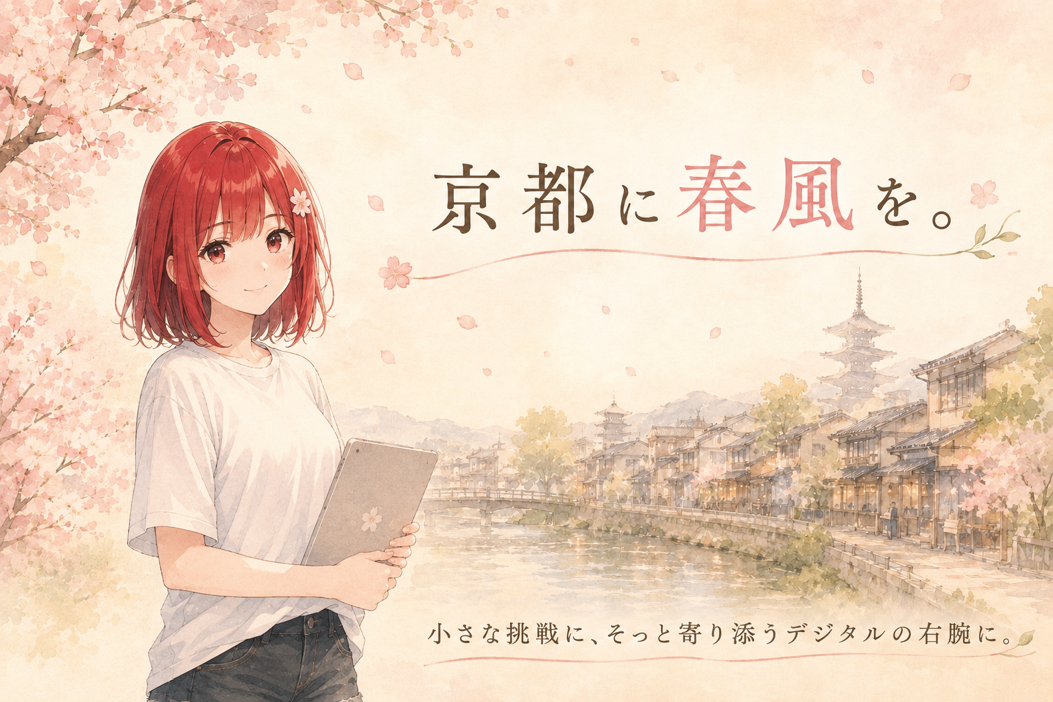 京都に春風を。小さな挑戦に、そっと寄り添うデジタルの右腕。
